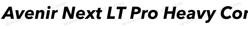 Avenir Next LT Pro Heavy Cond Itali字体转换